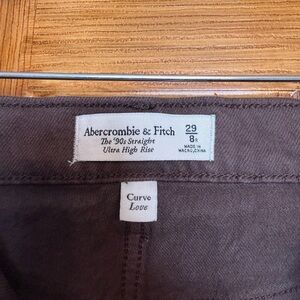 Abercrombie & Fitch 90s Straight Ultra High Rise Jeans - Curve Love